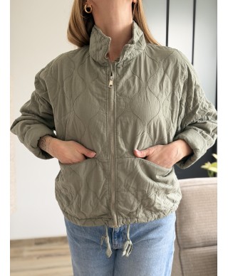 VESTE MATELASSÉE KAKI - LORA