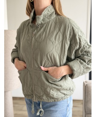 VESTE MATELASSÉE KAKI - LORA