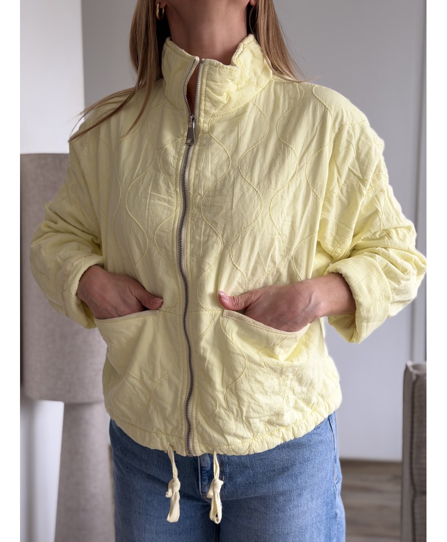VESTE MATELASSÉE JAUNE - LORA