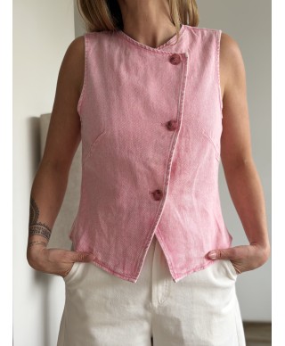 TOP JEAN ROSE - CHILI