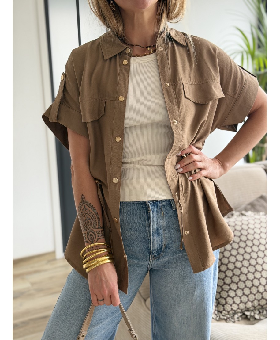 CHEMISE MARRON GARCIA - PAULA