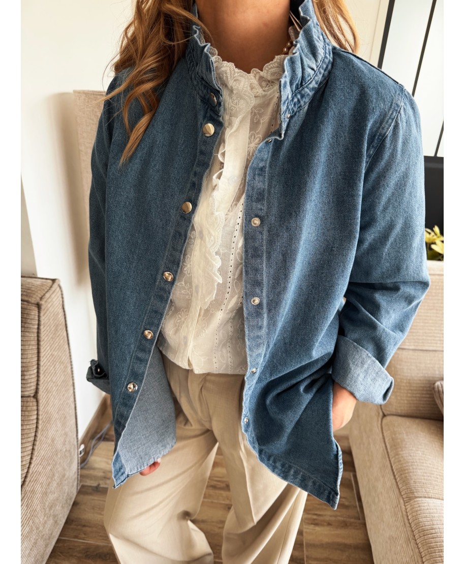 VESTE SURCHEMISE EN JEAN LUCIE