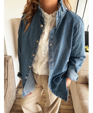 VESTE SURCHEMISE EN JEAN LUCIE