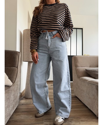 JEAN WIDE BLEU HARPER