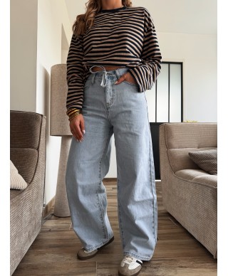 JEAN WIDE BLEU HARPER