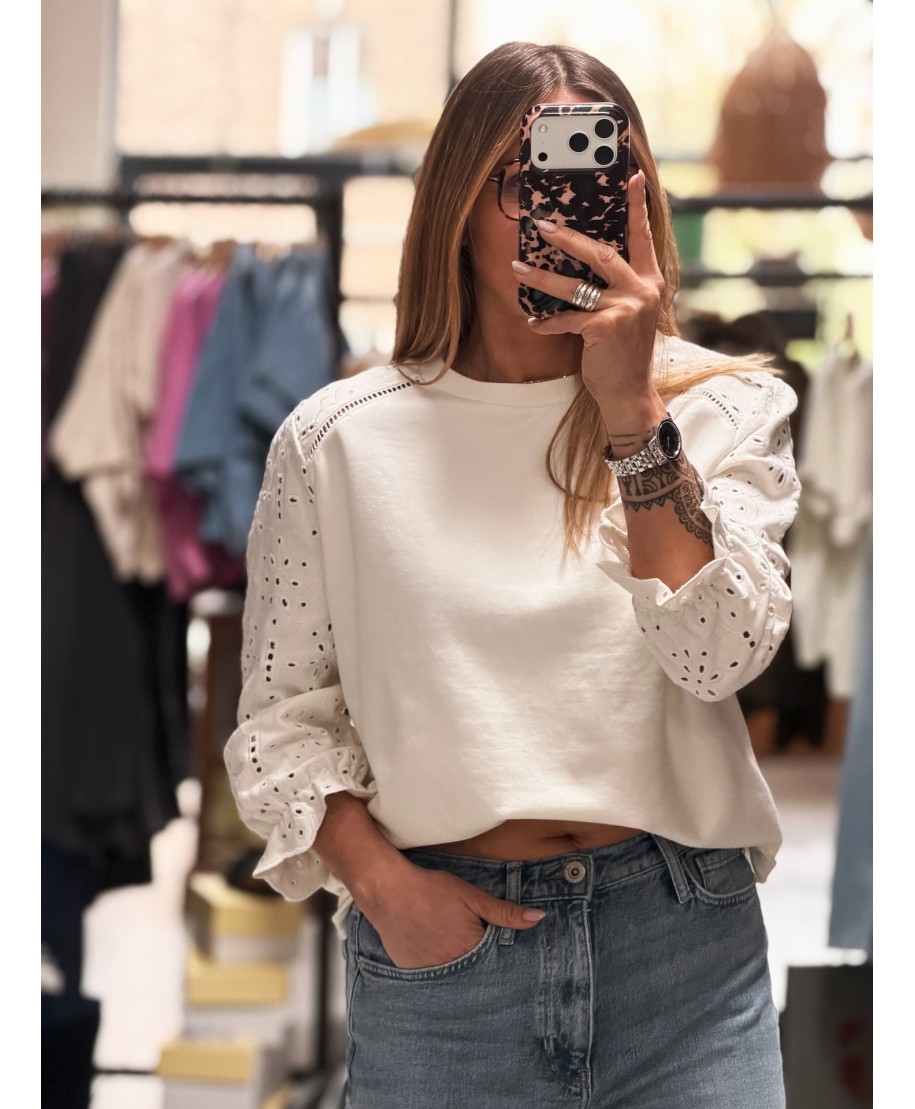 SWEAT GARCIA BLANC BANDANA