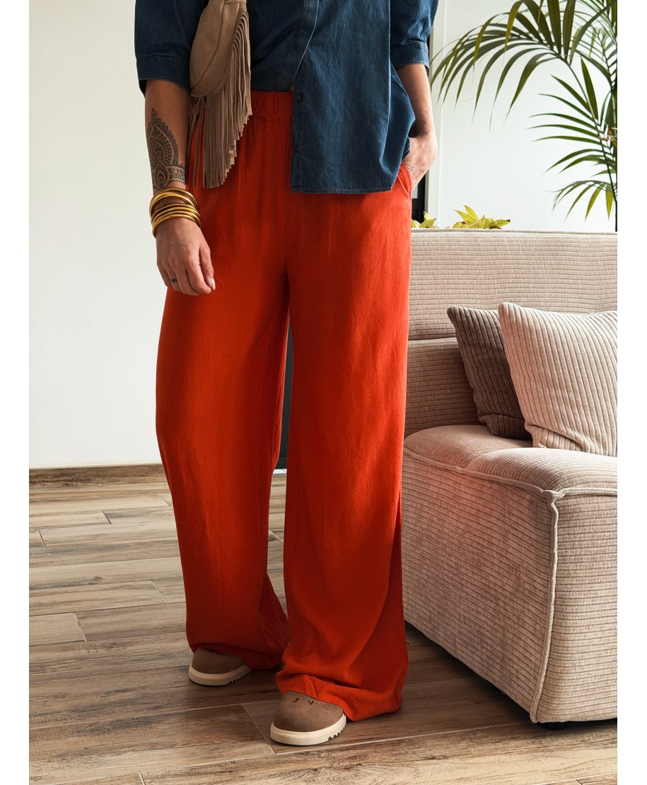 PANTALON ORANGE LIN GARCIA - CLEM