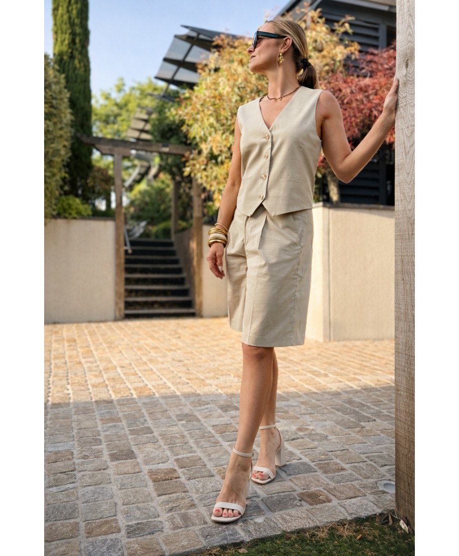 BERMUDA BEIGE GARCIA LIN - POLO