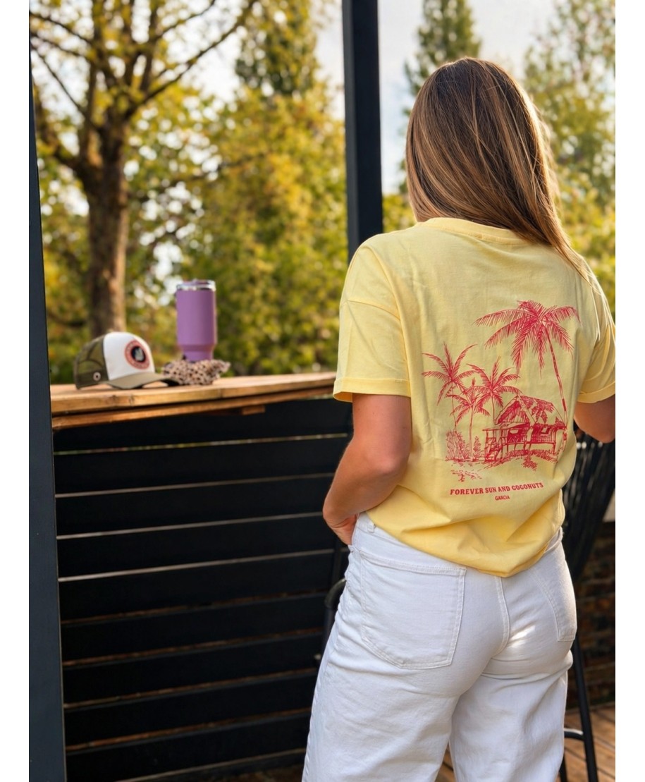 T-SHIRT JAUNE GARCIA - SOLE