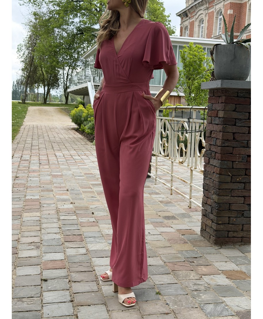 COMBINAISON PANTALON ROSE - LOLA