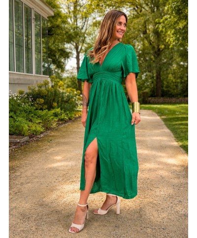 ROBE LONGUE VERTE - OMA