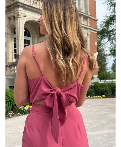 COMBINAISON PANTALON ROSE - LOLA