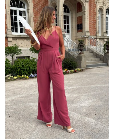 COMBINAISON PANTALON ROSE - LOLA