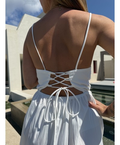 ROBE LONGUE BLANCHE - DAPHNÉ