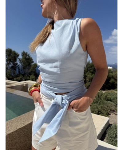 TOP BLEU - MANOLIS