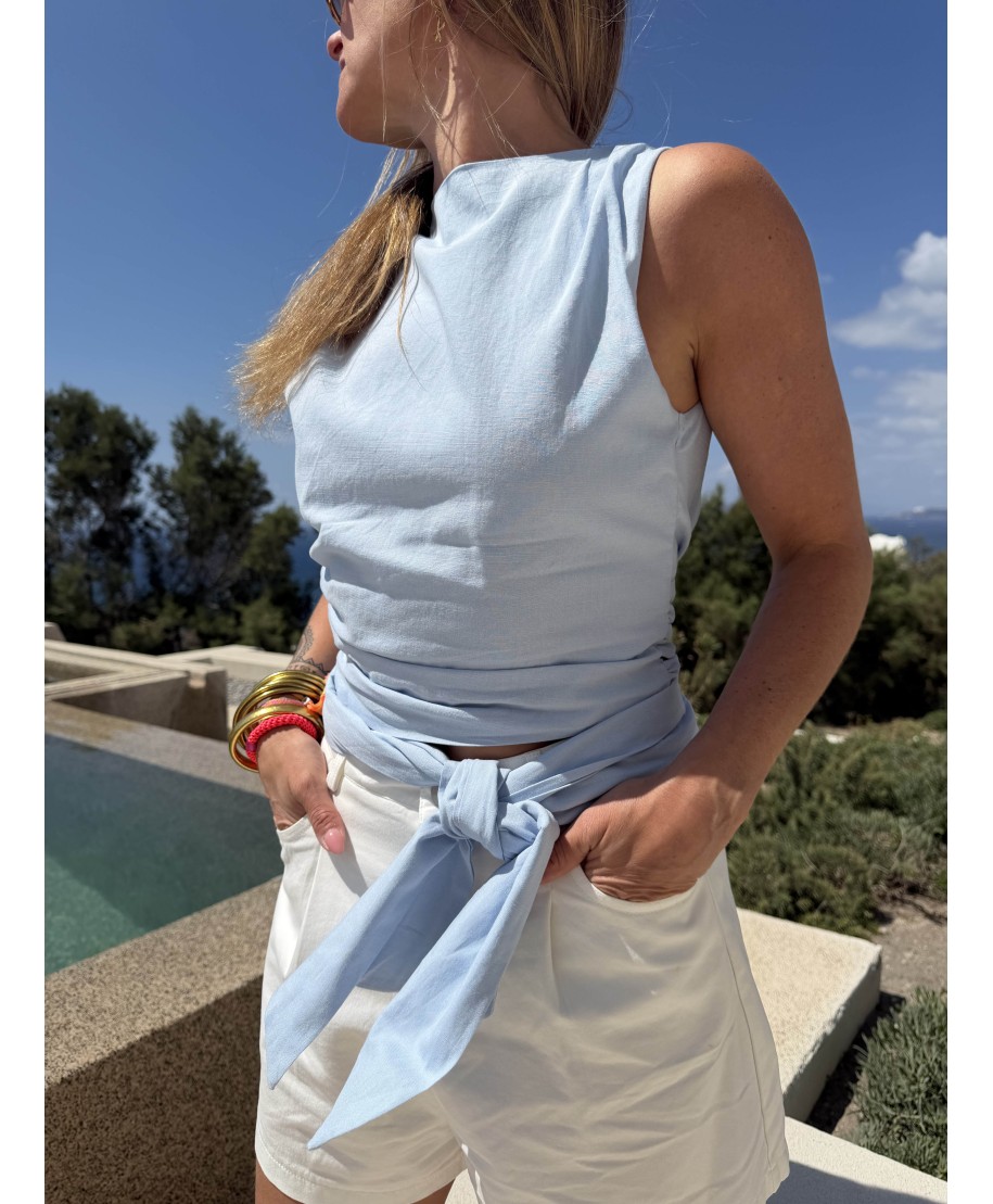TOP BLEU - MANOLIS