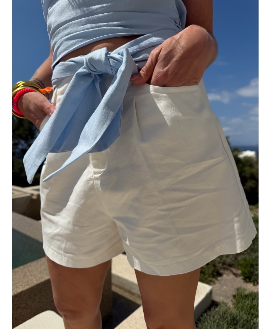 SHORT BLANC - STRAVOS