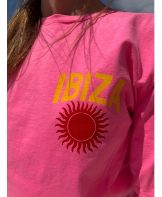 T-SHIRT ROSE - IBIZA