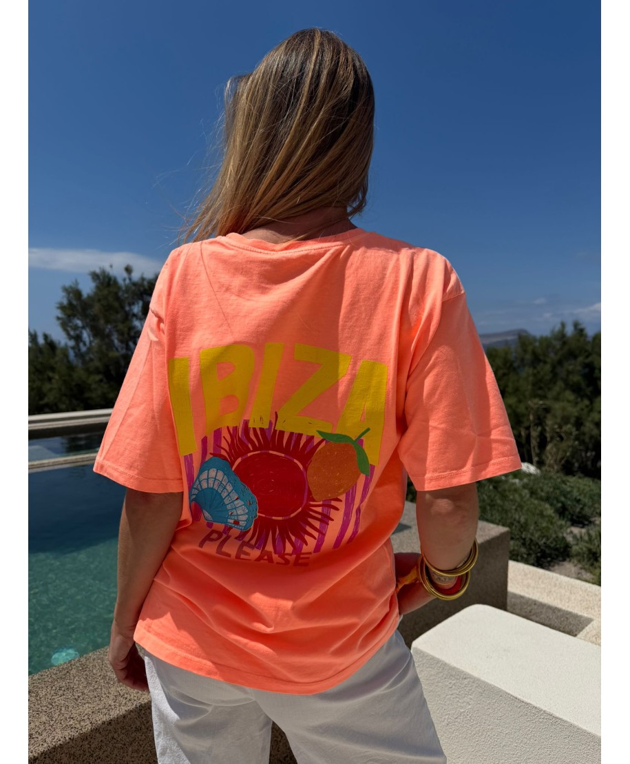 T-SHIRT ORANGE - IBIZA