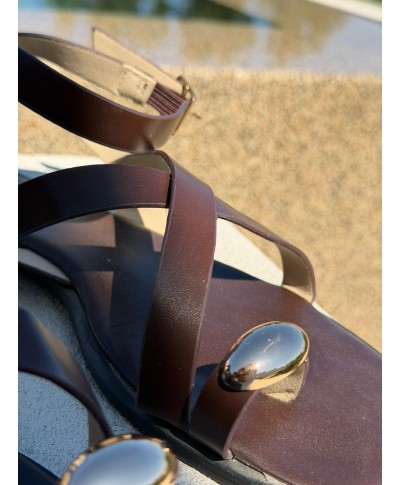 SANDALES MARRONS