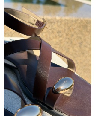 SANDALES MARRONS