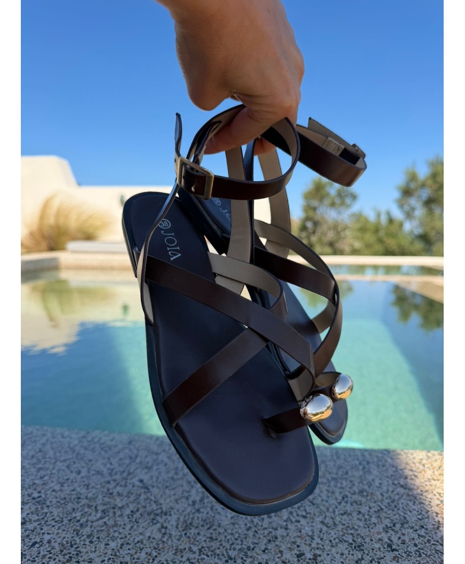 SANDALES MARRONS