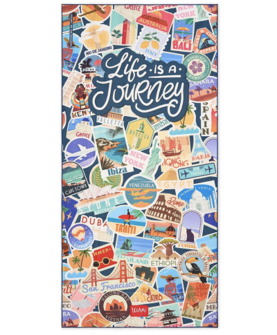 Drap de Plage Travel Stickers - LEGAMI