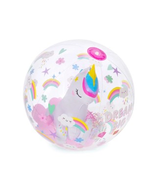 Ballon de Plage Gonflable Unicorn - LEGAMI