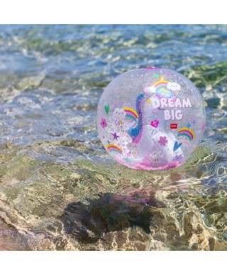 Ballon de Plage Gonflable Unicorn - LEGAMI