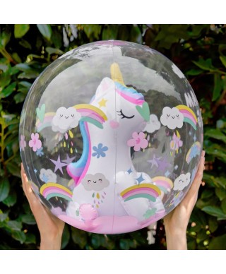 Ballon de Plage Gonflable Unicorn - LEGAMI