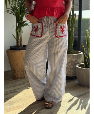 PANTALON RAYÉ - OMAR