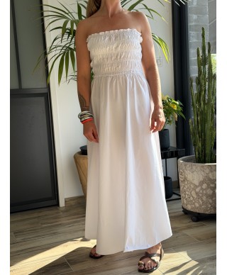 ROBE LONGUE BLANCHE - ASMA