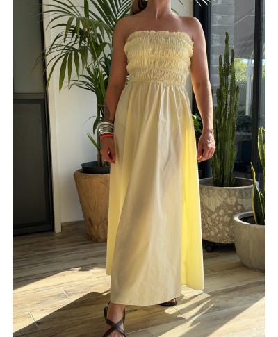 ROBE LONGUE JAUNE - ASMA