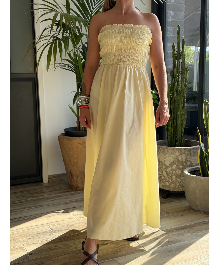ROBE LONGUE JAUNE - ASMA