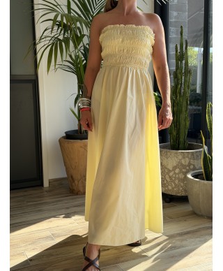 ROBE LONGUE JAUNE - ASMA