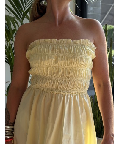 ROBE LONGUE JAUNE - ASMA