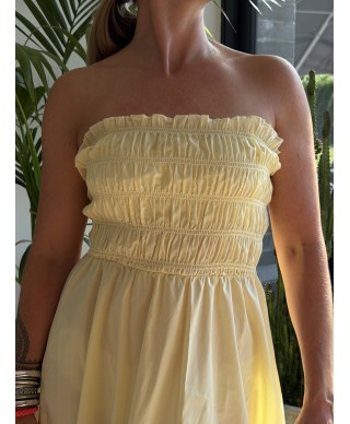 ROBE LONGUE JAUNE - ASMA