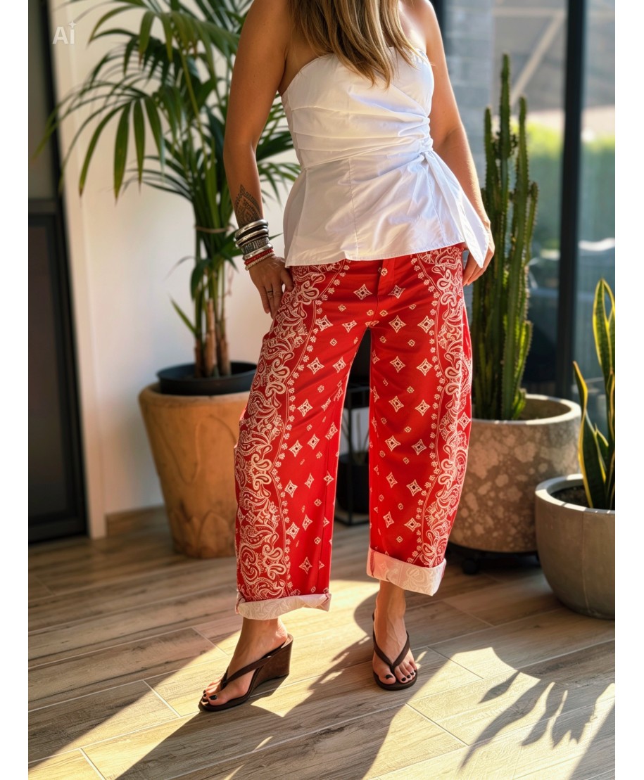 PANTALON BANDANA - MARCO