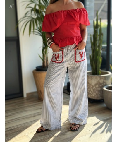 PANTALON RAYÉ - OMAR