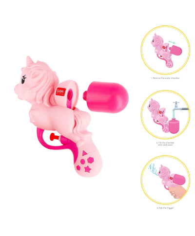 PISTOLET A EAU POUR ENFANT - LICORNE