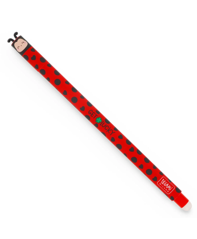 STYLO A ENCRE GEL EFFACABLE LADYBUG - GET LUCKY