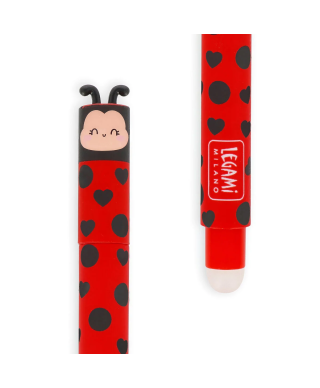 STYLO A ENCRE GEL EFFACABLE LADYBUG - GET LUCKY