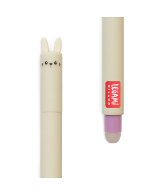 STYLO A ENCRE GEL EFFACABLE BUNNY - DON'T WORRY BE HOPPY