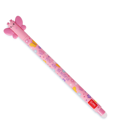 STYLO A ENCRE GEL EFFACABLE BUTTERFLY - YOU ARE BEAUTIFUL