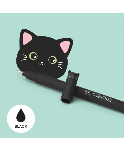 STYLO A ENCRE GEL EFFACABLE KITTY - BE CURIOUS