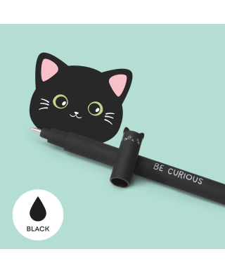 STYLO A ENCRE GEL EFFACABLE KITTY - BE CURIOUS