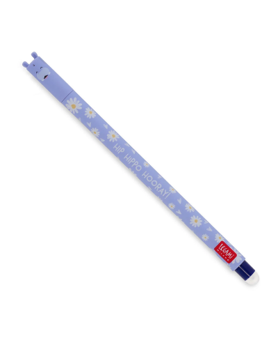 STYLO A ENCRE GEL EFFACABLE HIPPO - HIP HIPPO HOORAY