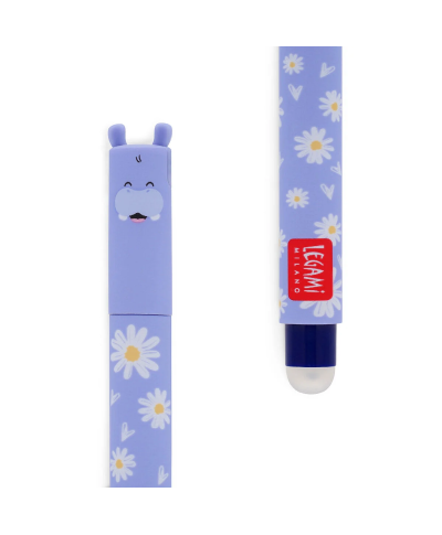 STYLO A ENCRE GEL EFFACABLE HIPPO - HIP HIPPO HOORAY