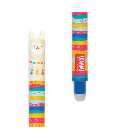 STYLO A ENCRE GEL EFFACABLE LLAMA - NO PROBLLAMA