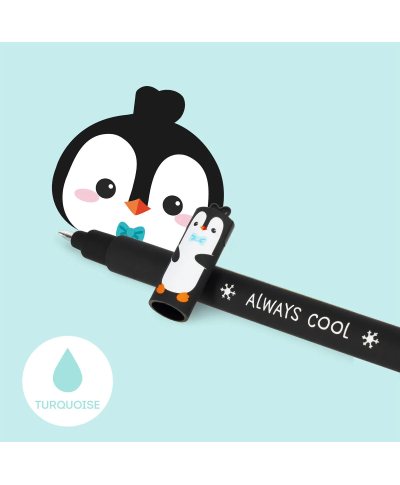 STYLO A ENCRE GEL EFFACABLE PENGUIN - ALWAYS COOL